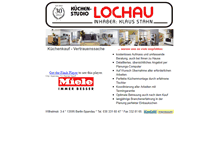 Tablet Screenshot of kuechenstudiolochau.de